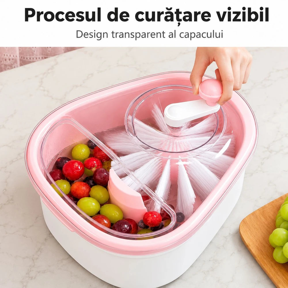 FRESHBOX - Centrifugă manuală pentru spălarea legumelor